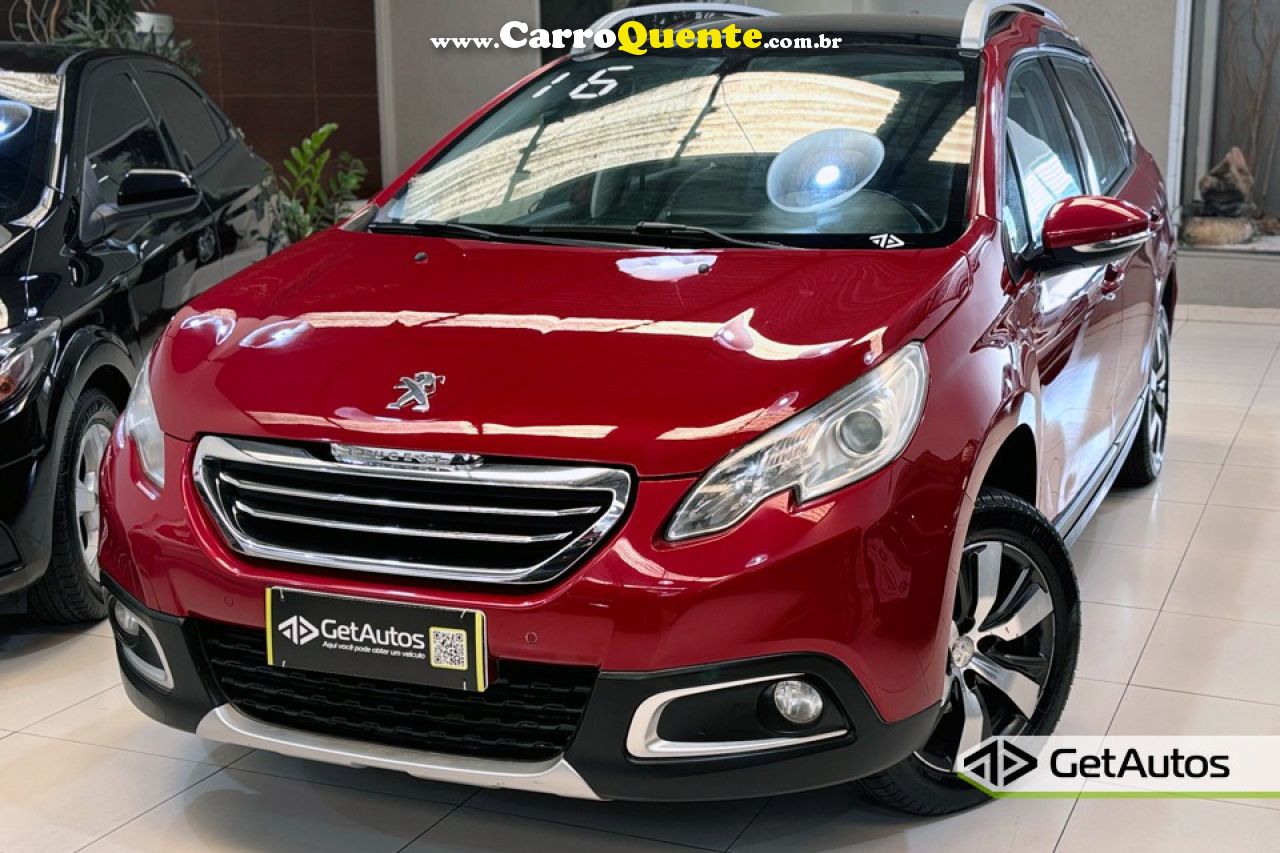 PEUGEOT   2008 GRIFFE 1.6 FLEX 16V 5P AUT.   VERMELHO 2016 1.6 FLEX - Loja