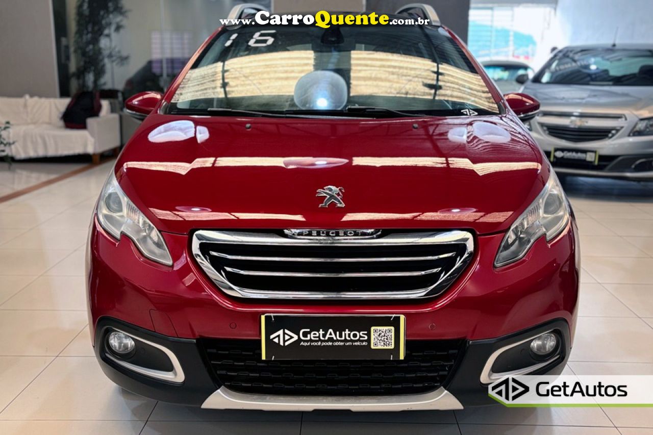 PEUGEOT   2008 GRIFFE 1.6 FLEX 16V 5P AUT.   VERMELHO 2016 1.6 FLEX - Loja