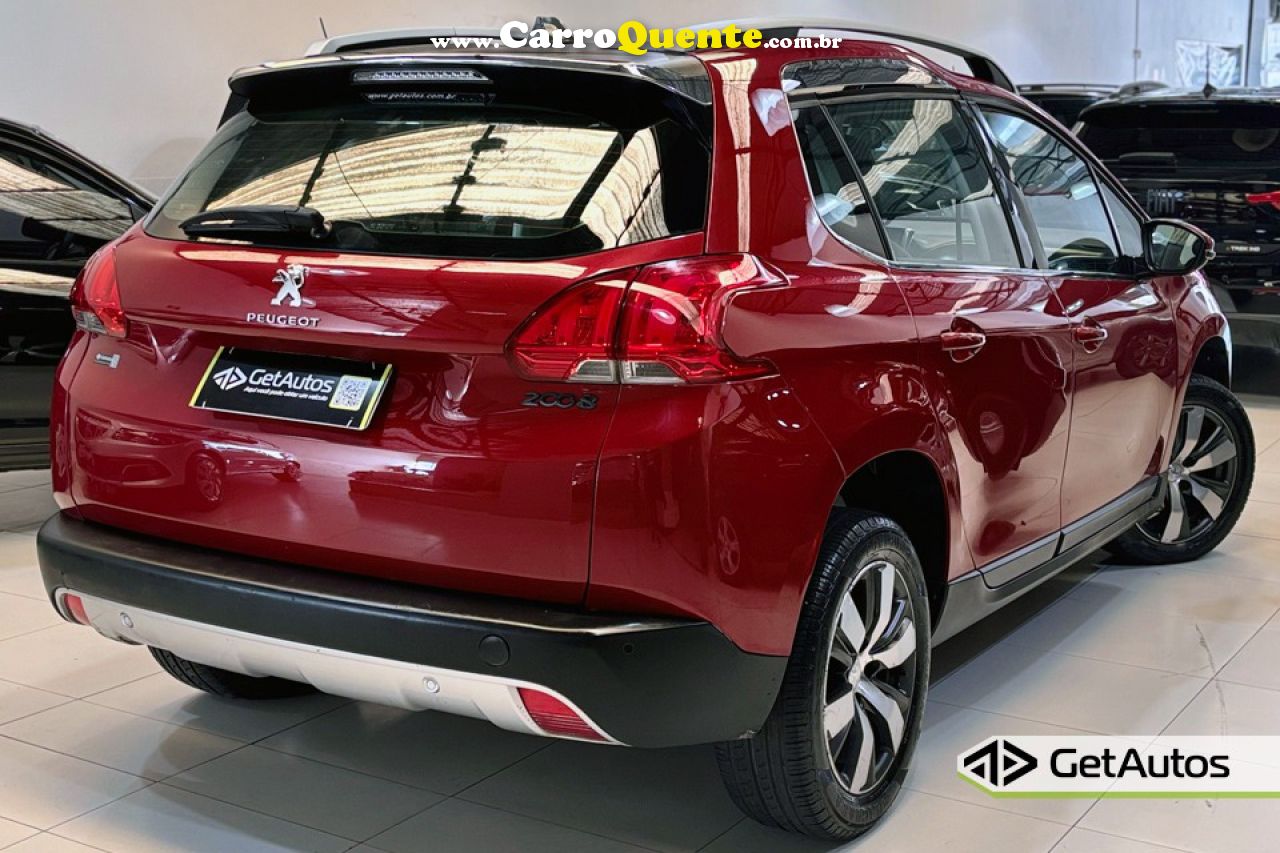 PEUGEOT   2008 GRIFFE 1.6 FLEX 16V 5P AUT.   VERMELHO 2016 1.6 FLEX - Loja