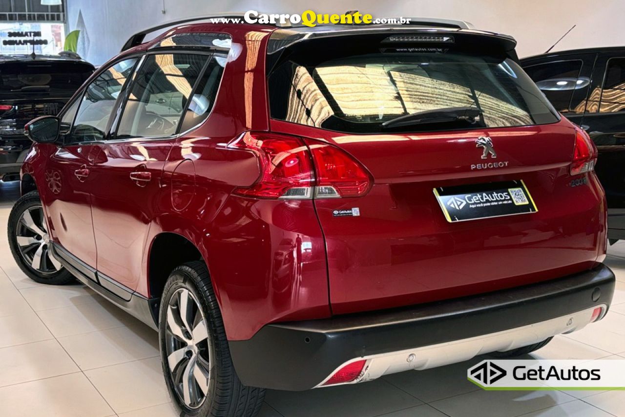 PEUGEOT   2008 GRIFFE 1.6 FLEX 16V 5P AUT.   VERMELHO 2016 1.6 FLEX - Loja