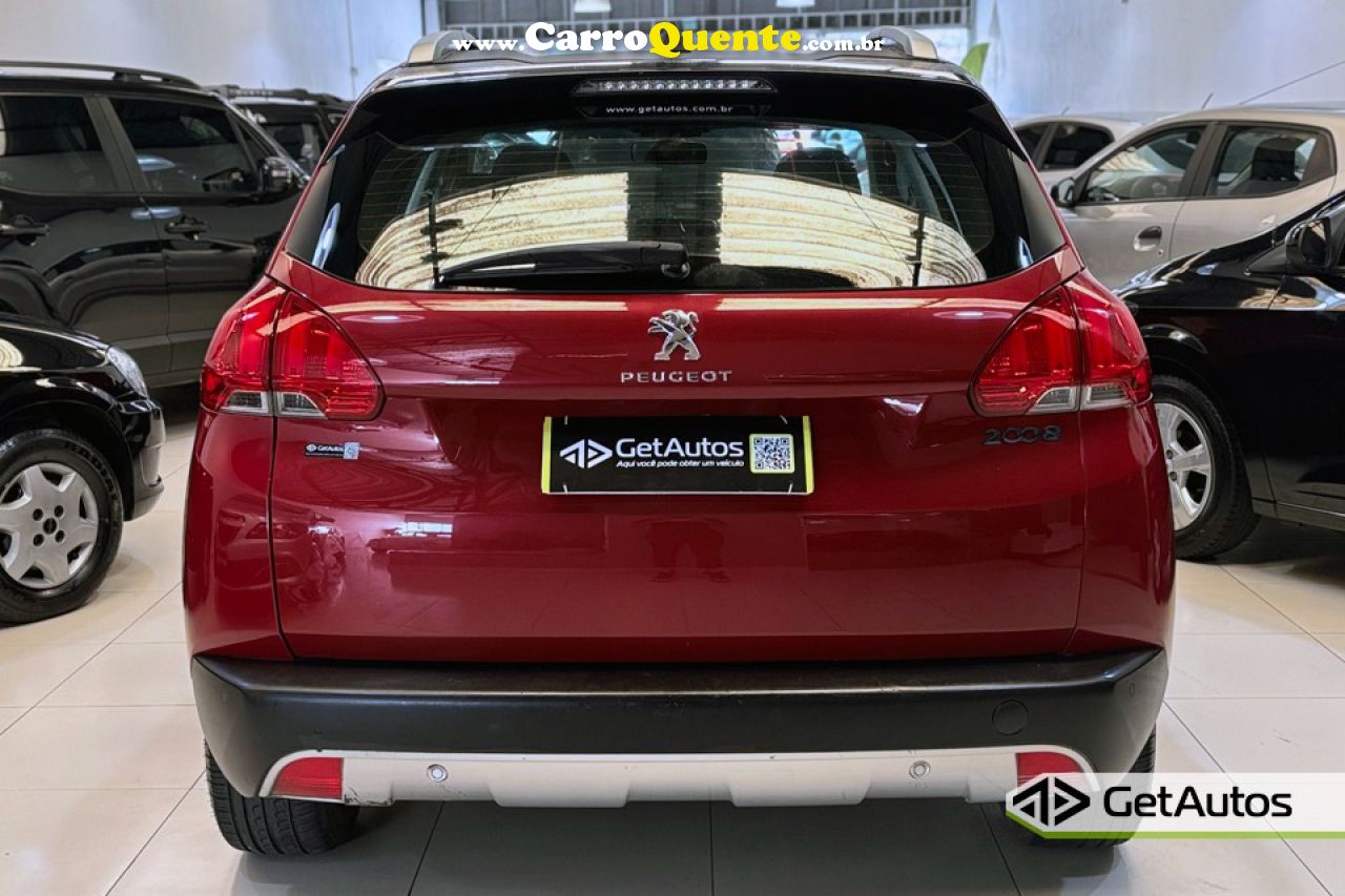 PEUGEOT   2008 GRIFFE 1.6 FLEX 16V 5P AUT.   VERMELHO 2016 1.6 FLEX - Loja