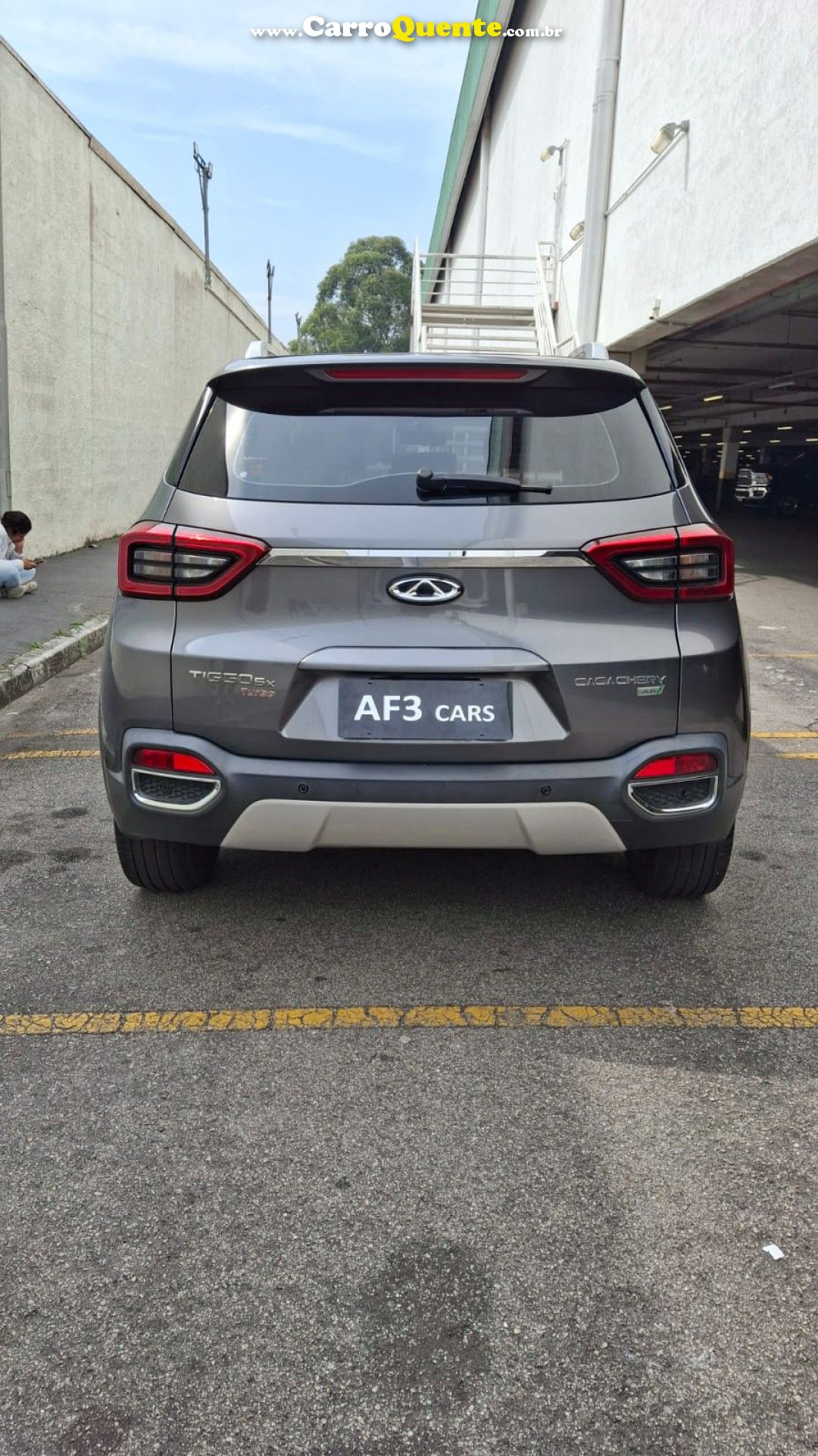 CHERY   TIGGO 5X TXS 1.5 16V TURBO FLEX AUT.   CINZA 2020 1.5 FLEX - Loja