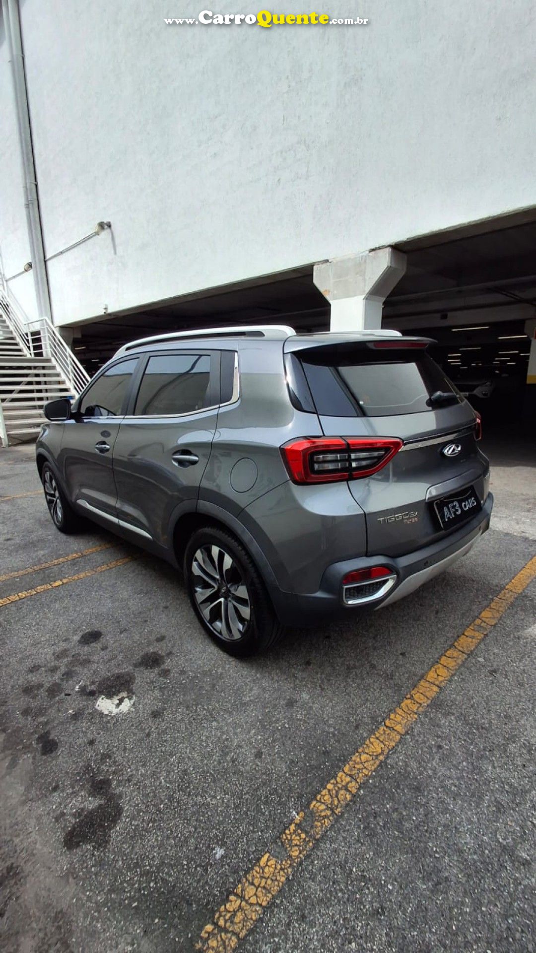 CHERY   TIGGO 5X TXS 1.5 16V TURBO FLEX AUT.   CINZA 2020 1.5 FLEX - Loja