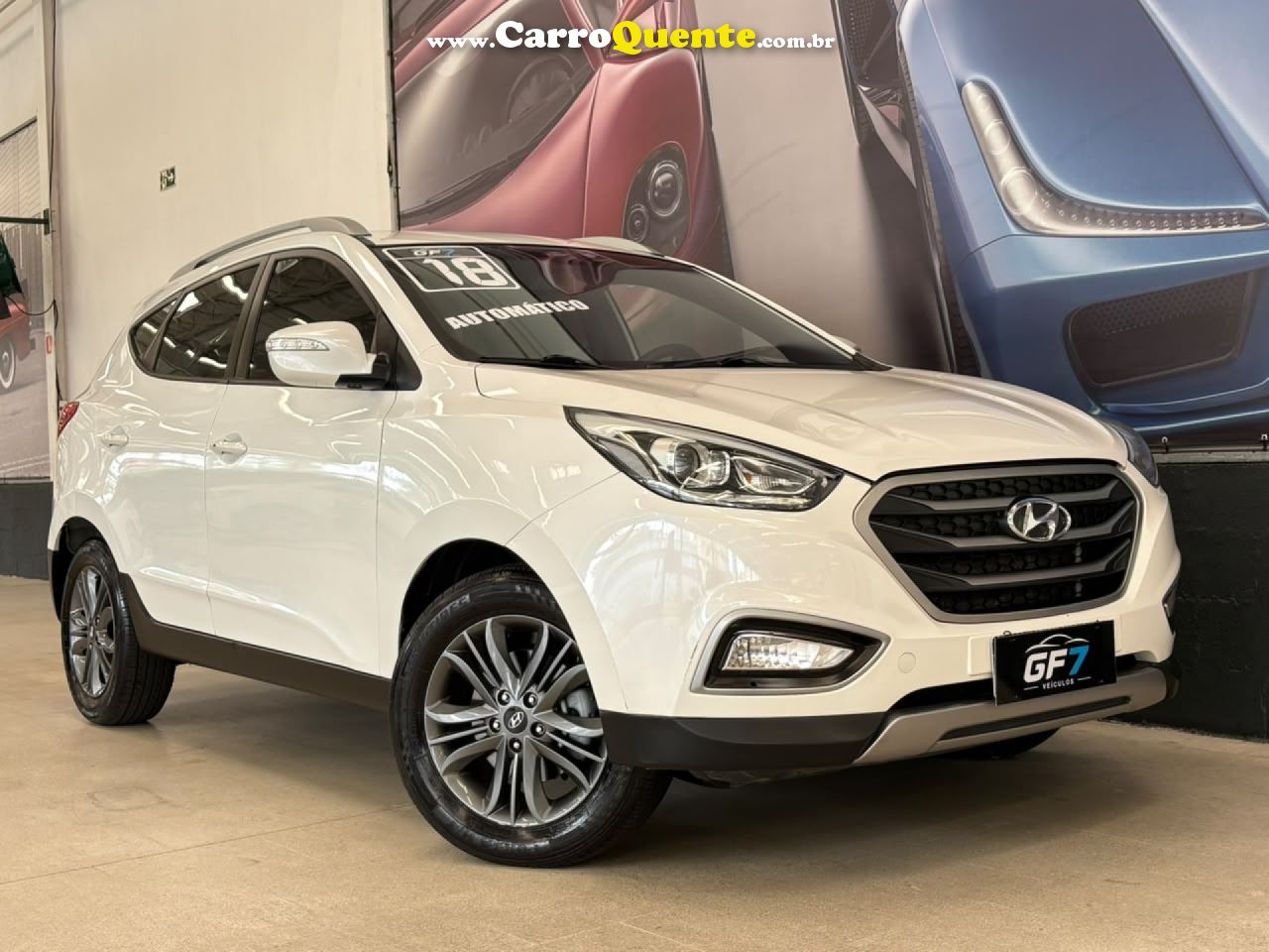 HYUNDAI   IX35 GL 2.0 16V 2WD FLEX AUT.   BRANCO 2018 2.0 FLEX - Loja