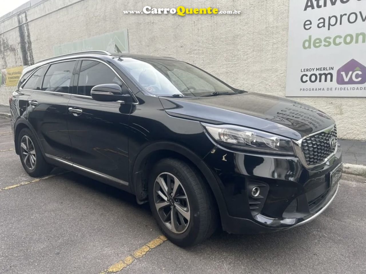 KIA   SORENTO 2.4 16V 4X2 AUT.   PRETO 2019 2.4 FLEX - Loja