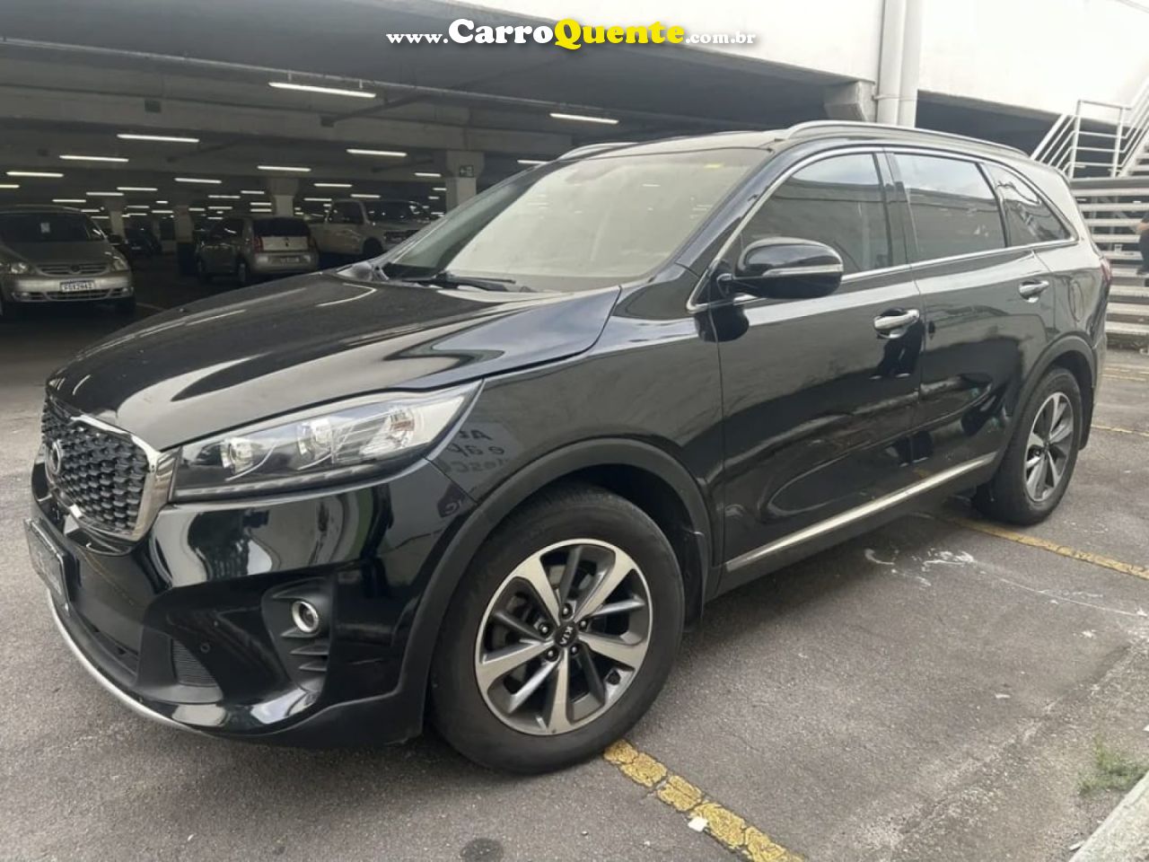 KIA   SORENTO 2.4 16V 4X2 AUT.   PRETO 2019 2.4 FLEX - Loja