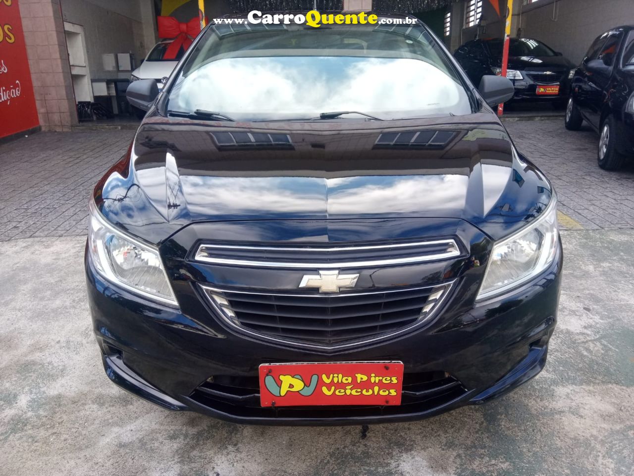 CHEVROLET   ONIX HATCH LT 1.0 8V FLEXPOWER 5P MEC.   PRETO 2015 1.0 FLEX - Loja