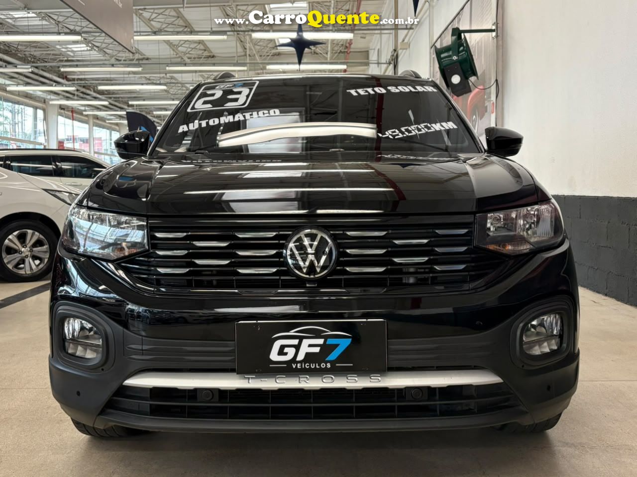 VOLKSWAGEN   T-CROSS COMFOR. 200 TSI 1.0 FLEX 5P AUT.   PRETO 2023 1.0 FLEX - Loja