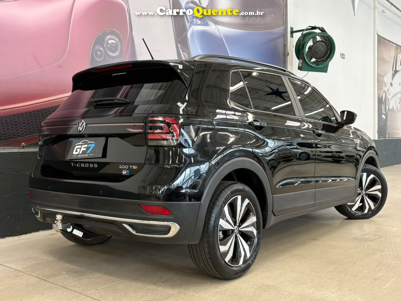 VOLKSWAGEN   T-CROSS COMFOR. 200 TSI 1.0 FLEX 5P AUT.   PRETO 2023 1.0 FLEX - Loja