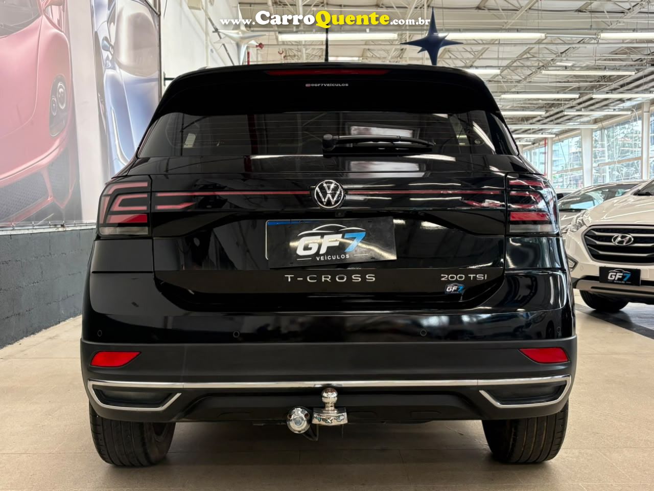 VOLKSWAGEN   T-CROSS COMFOR. 200 TSI 1.0 FLEX 5P AUT.   PRETO 2023 1.0 FLEX - Loja