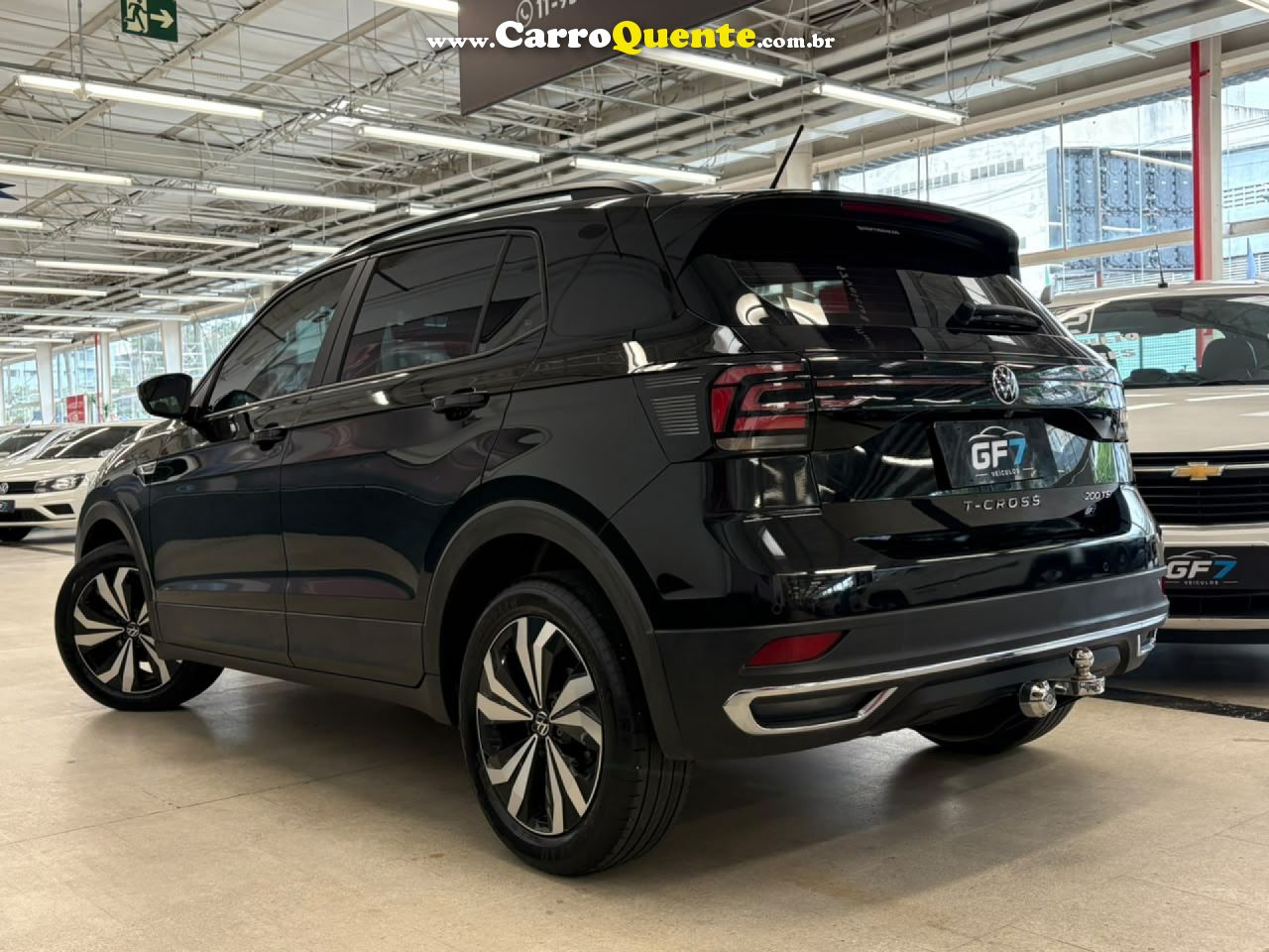 VOLKSWAGEN   T-CROSS COMFOR. 200 TSI 1.0 FLEX 5P AUT.   PRETO 2023 1.0 FLEX - Loja