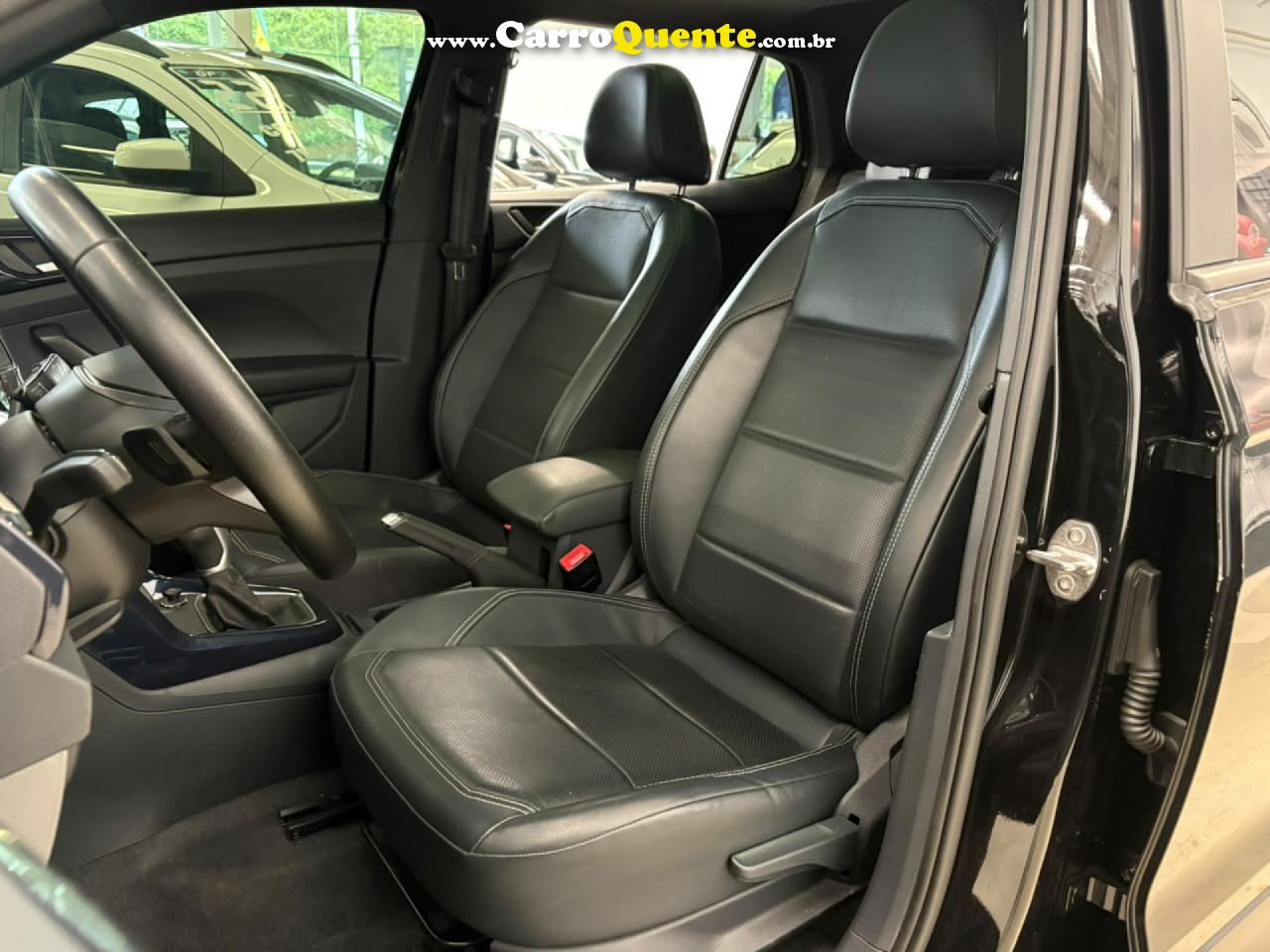 VOLKSWAGEN   T-CROSS COMFOR. 200 TSI 1.0 FLEX 5P AUT.   PRETO 2023 1.0 FLEX - Loja
