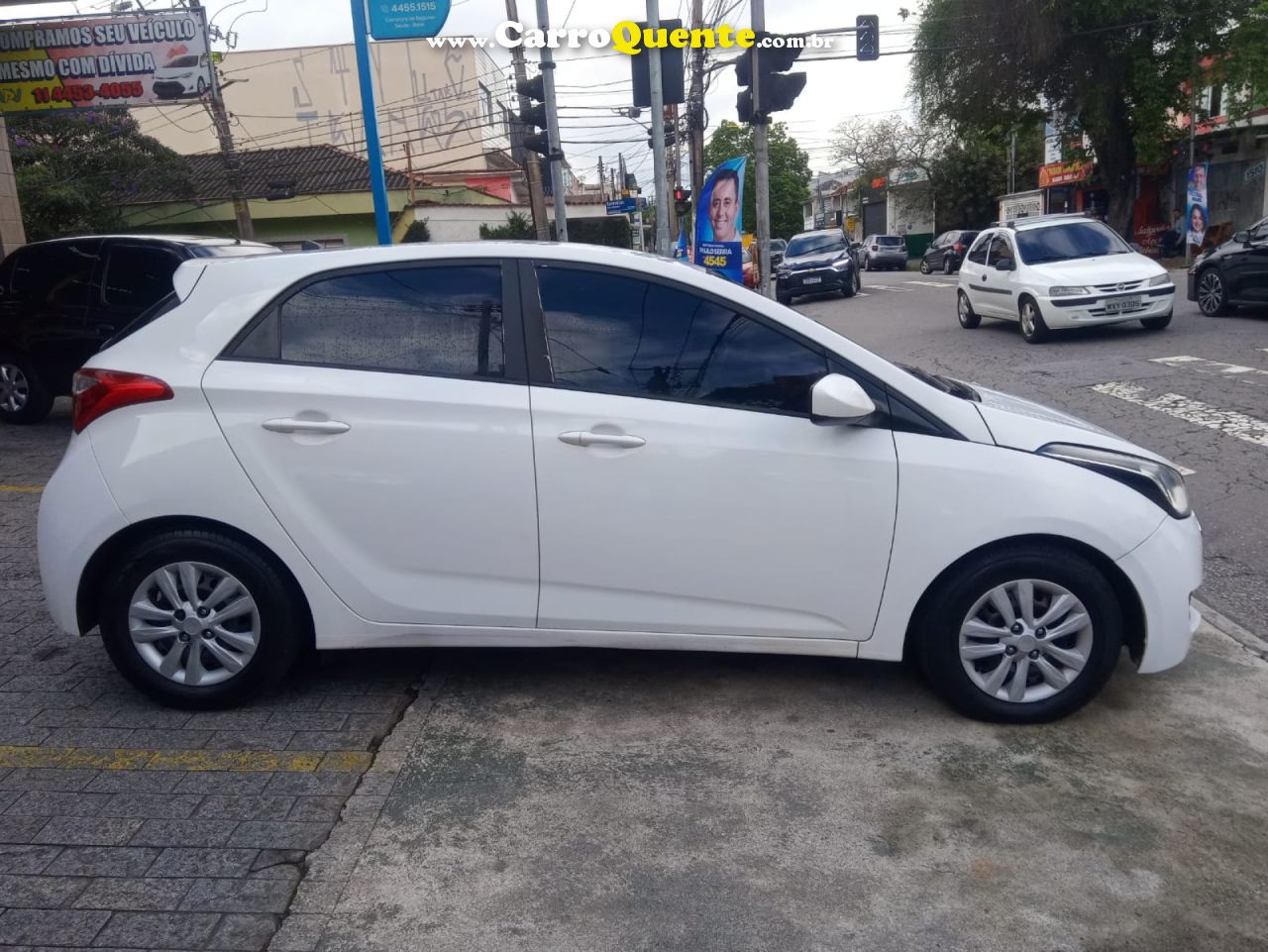 HYUNDAI   HB20 COMF.C.PLUSC.STYLE 1.0 FLEX 12V   BRANCO 2015 1.0 FLEX - Loja