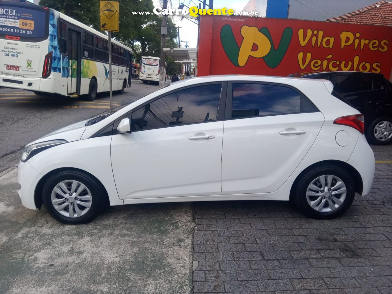 HYUNDAI   HB20 COMF.C.PLUSC.STYLE 1.0 FLEX 12V   BRANCO 2015 1.0 FLEX - Loja