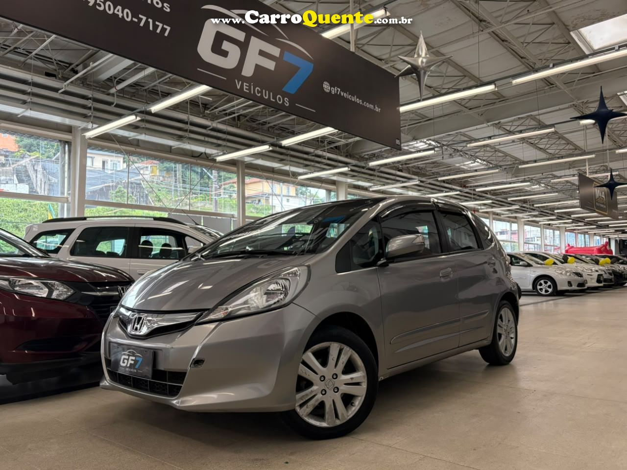 HONDA   FIT EXSEX 1.5 FLEXFLEXONE 16V 5P AUT.   CINZA 2014 1.5 GASOLINA - Loja