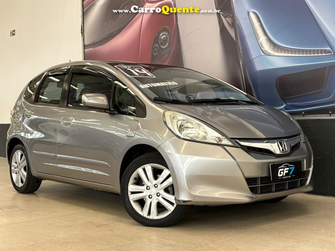 HONDA   FIT EXSEX 1.5 FLEXFLEXONE 16V 5P AUT.   CINZA 2014 1.5 GASOLINA - Loja