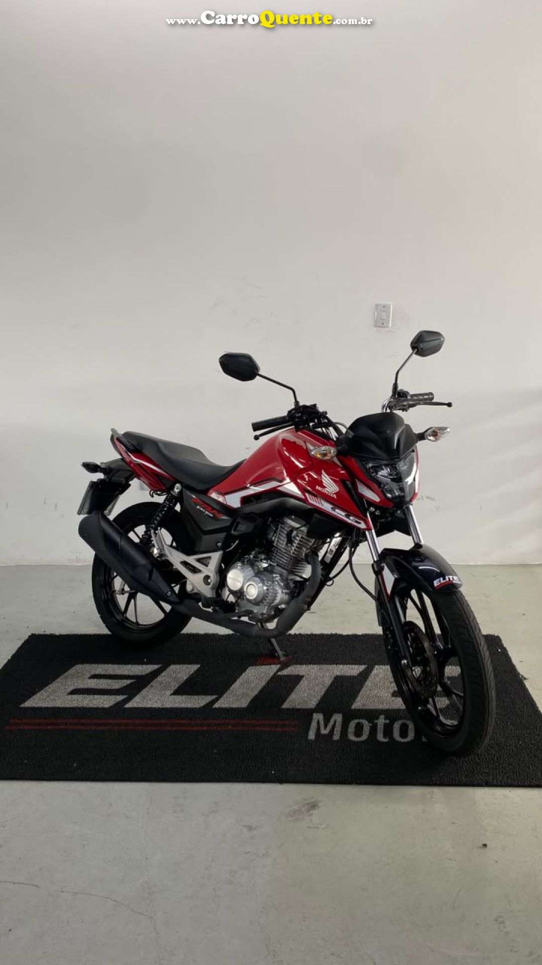 HONDA   HONDACG 160 FAN   VERMELHO 2025 160 GASOLINA - Loja