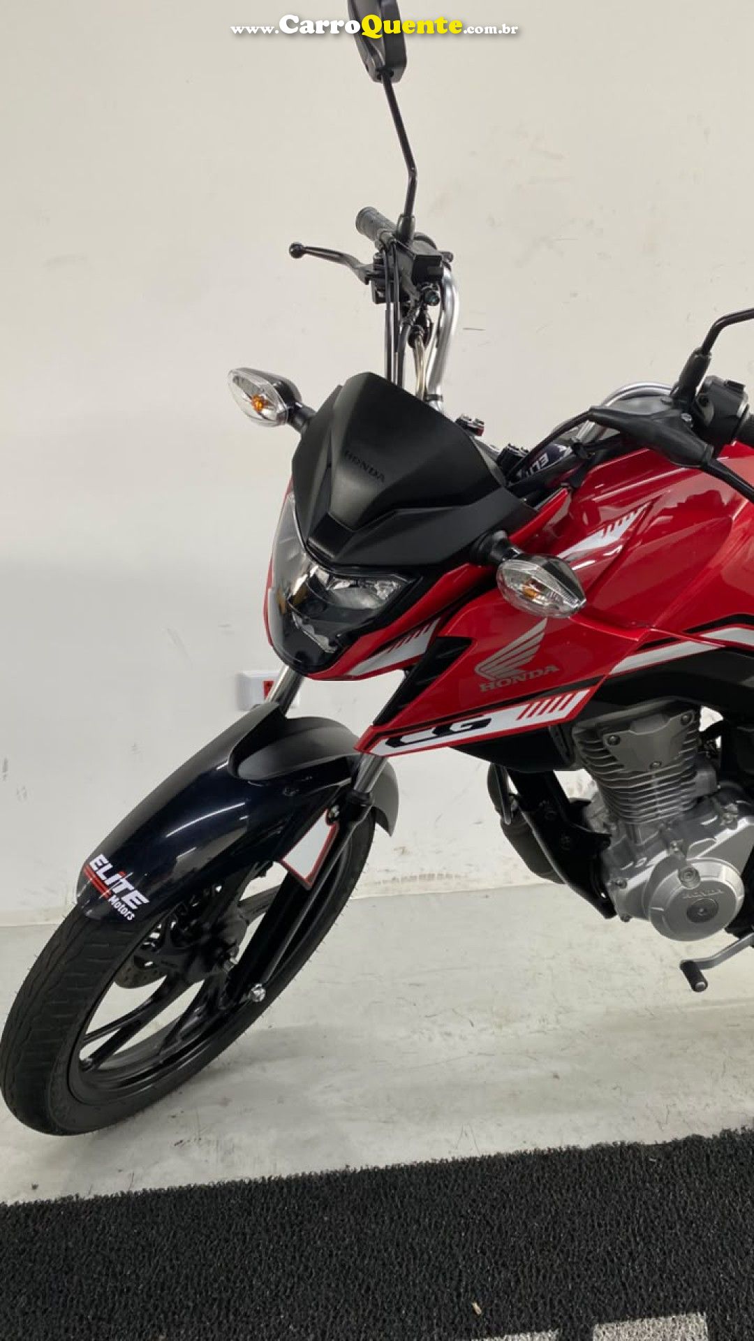 HONDA   HONDACG 160 FAN   VERMELHO 2025 160 GASOLINA - Loja