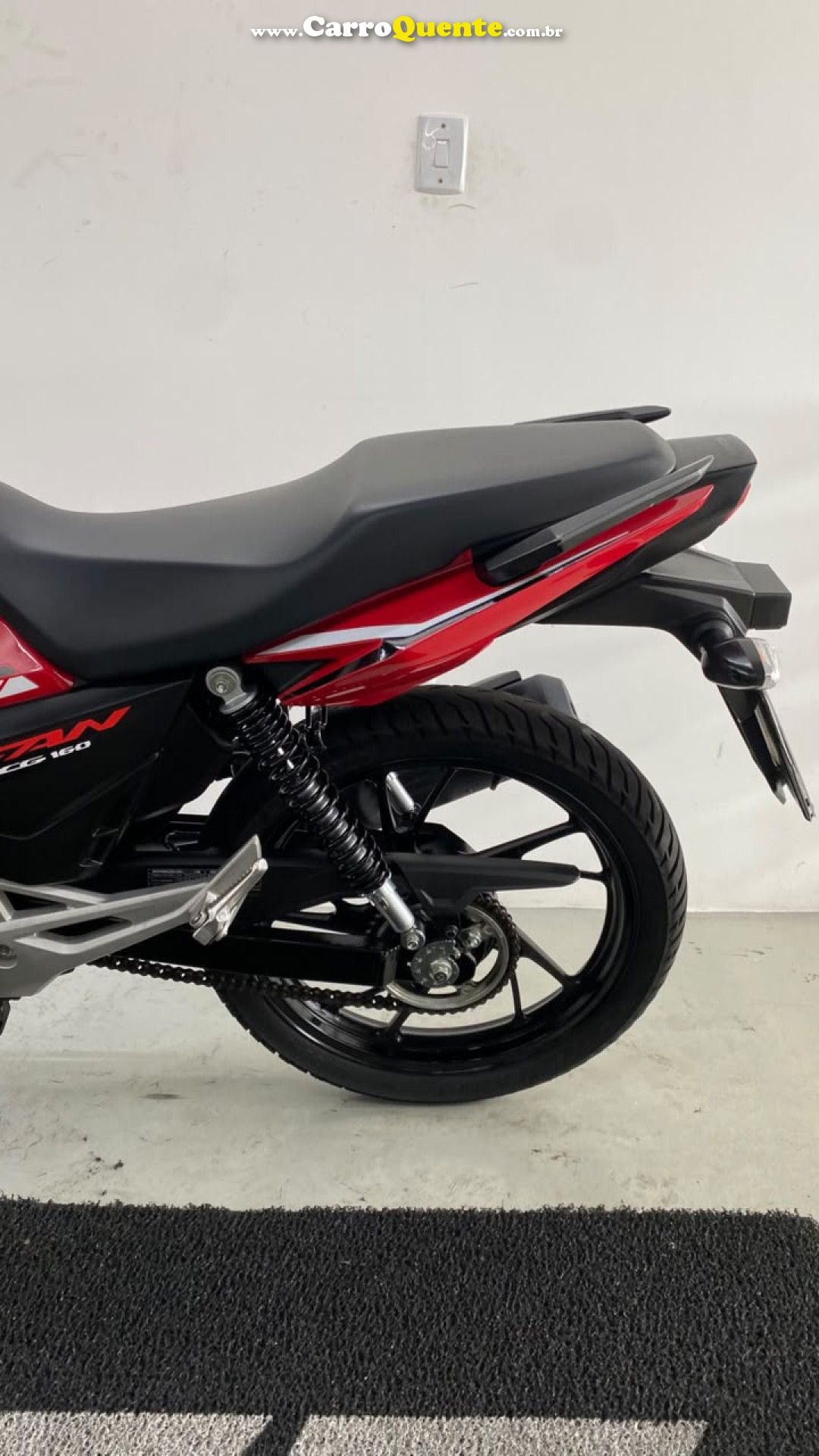 HONDA   HONDACG 160 FAN   VERMELHO 2025 160 GASOLINA - Loja