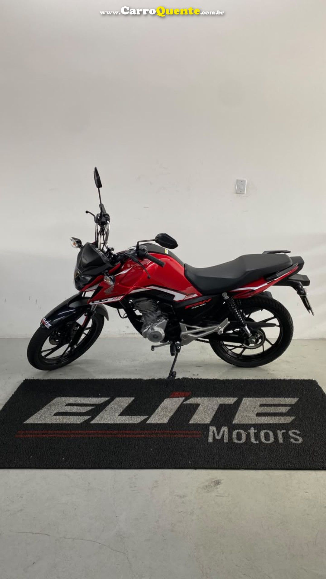HONDA   HONDACG 160 FAN   VERMELHO 2025 160 GASOLINA - Loja