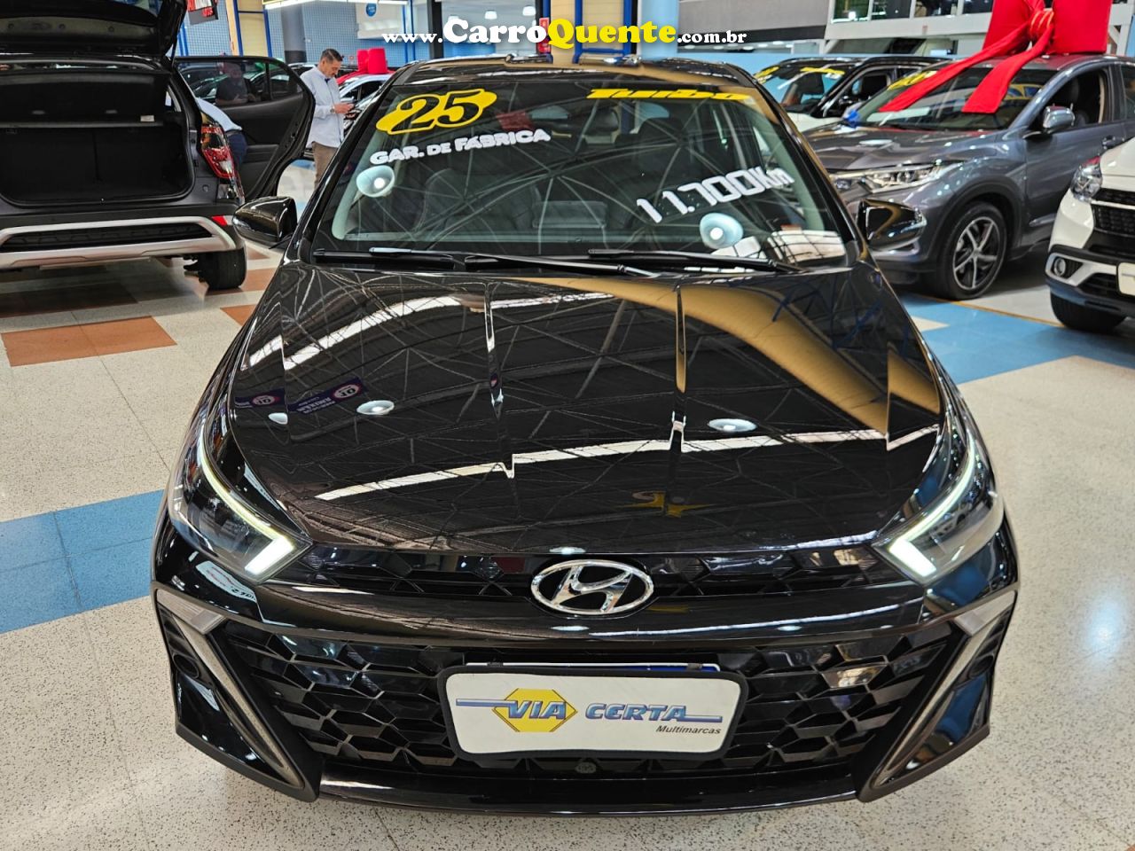 HYUNDAI HB20 1.0 TURBO PLATINUM * C/ 11.700Km Apenas * 2025 - Loja