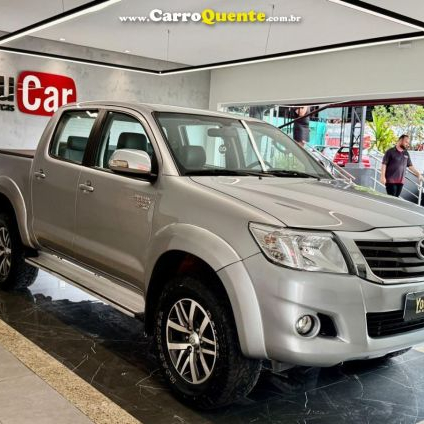TOYOTA   HILUX CD SRV 4X2 2.7 FLEX 16V AUT.   PRATA 2015 2.7 FLEX
