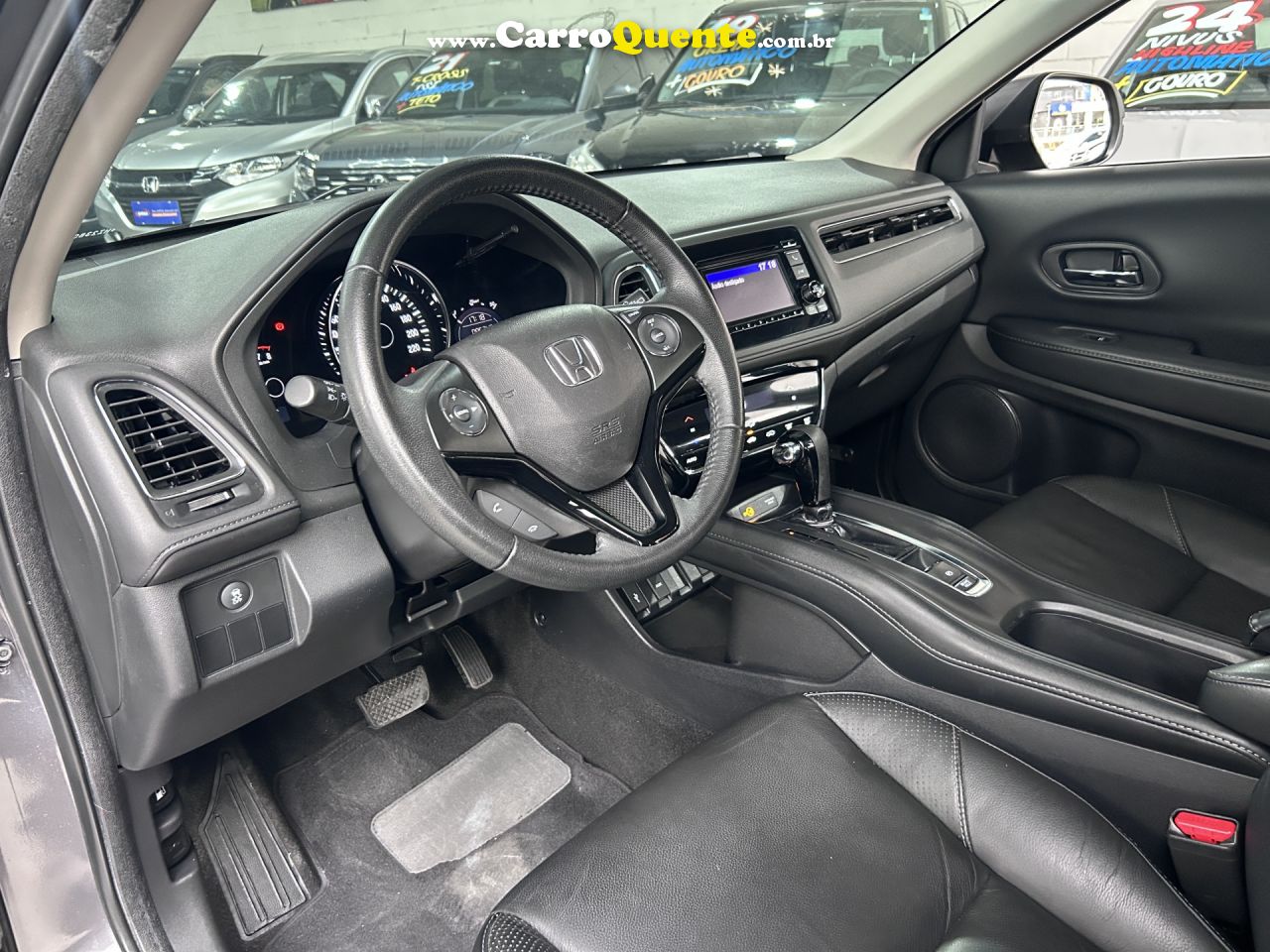 HONDA   HR-V EX 1.8 FLEXONE 16V 5P AUT.   CINZA 2017 1.8 GASOLINA - Loja