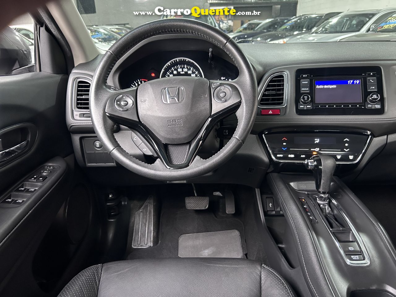 HONDA   HR-V EX 1.8 FLEXONE 16V 5P AUT.   CINZA 2017 1.8 GASOLINA - Loja