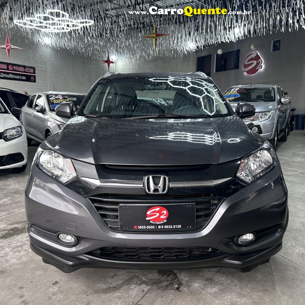 HONDA   HR-V EX 1.8 FLEXONE 16V 5P AUT.   CINZA 2017 1.8 GASOLINA - Loja