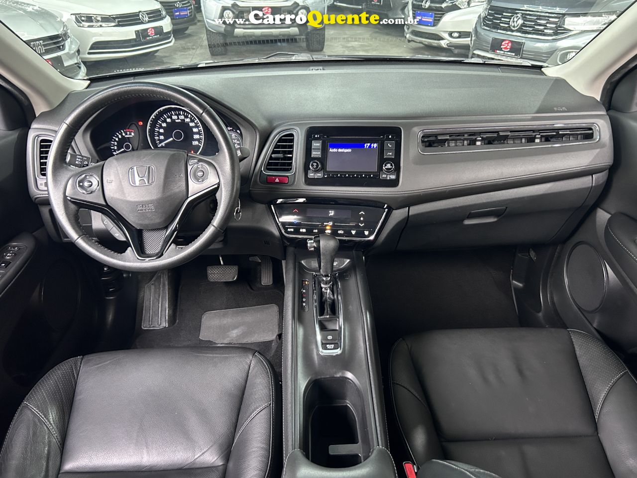 HONDA   HR-V EX 1.8 FLEXONE 16V 5P AUT.   CINZA 2017 1.8 GASOLINA - Loja