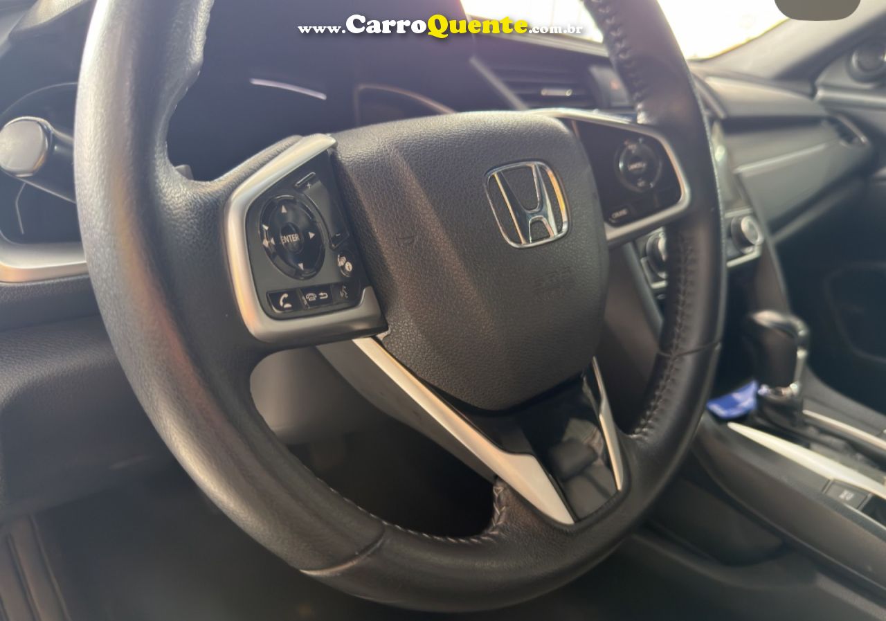 HONDA   CIVIC SEDAN EXL 2.0 FLEX 16V AUT.4P   BRANCO 2020 2.0 FLEX - Loja