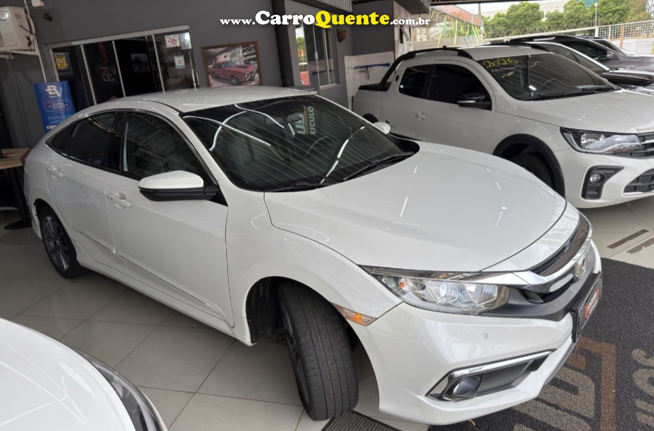 HONDA   CIVIC SEDAN EXL 2.0 FLEX 16V AUT.4P   BRANCO 2020 2.0 FLEX - Loja