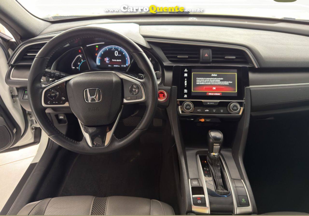 HONDA   CIVIC SEDAN EXL 2.0 FLEX 16V AUT.4P   BRANCO 2020 2.0 FLEX - Loja