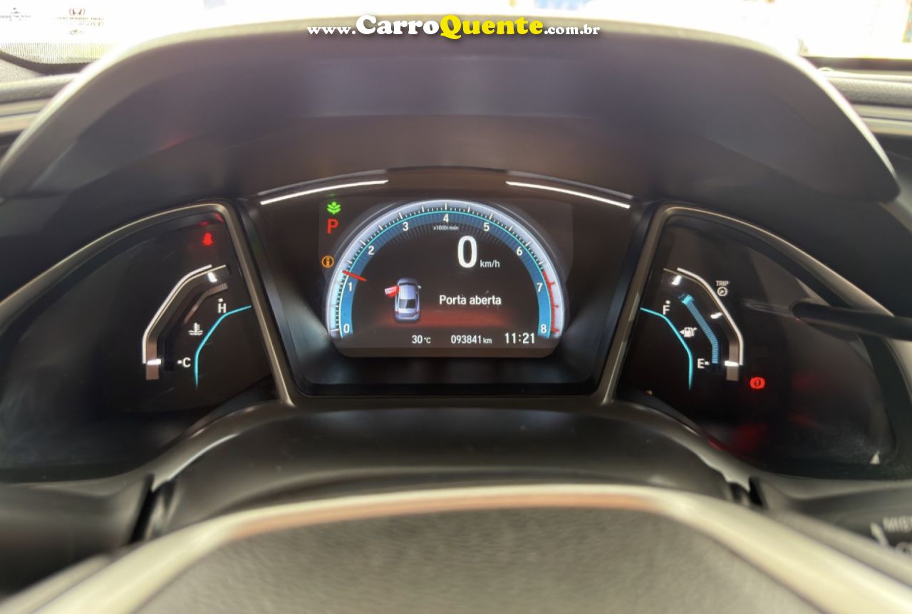 HONDA   CIVIC SEDAN EXL 2.0 FLEX 16V AUT.4P   BRANCO 2020 2.0 FLEX - Loja