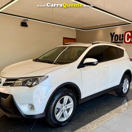 TOYOTA   RAV4 2.0 4X2 16V AUT.   BRANCO 2014 2.0 GASOLINA