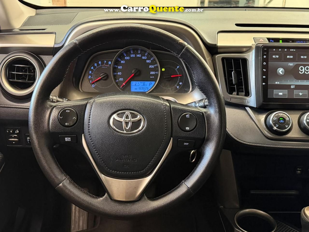 TOYOTA   RAV4 2.0 4X2 16V AUT.   BRANCO 2014 2.0 GASOLINA - Loja