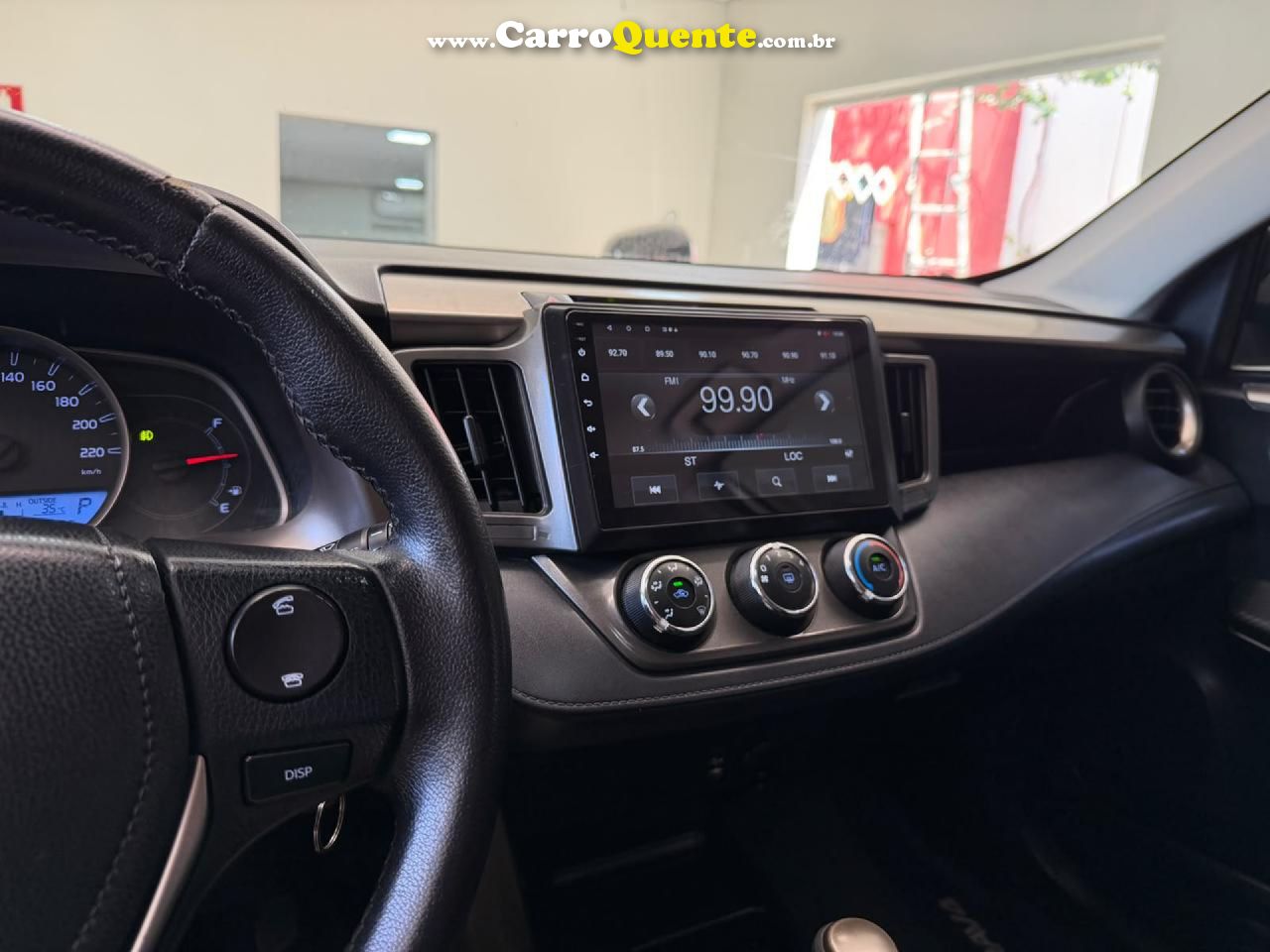 TOYOTA   RAV4 2.0 4X2 16V AUT.   BRANCO 2014 2.0 GASOLINA - Loja