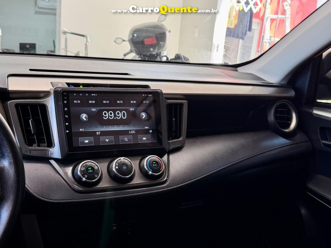 TOYOTA   RAV4 2.0 4X2 16V AUT.   BRANCO 2014 2.0 GASOLINA - Loja