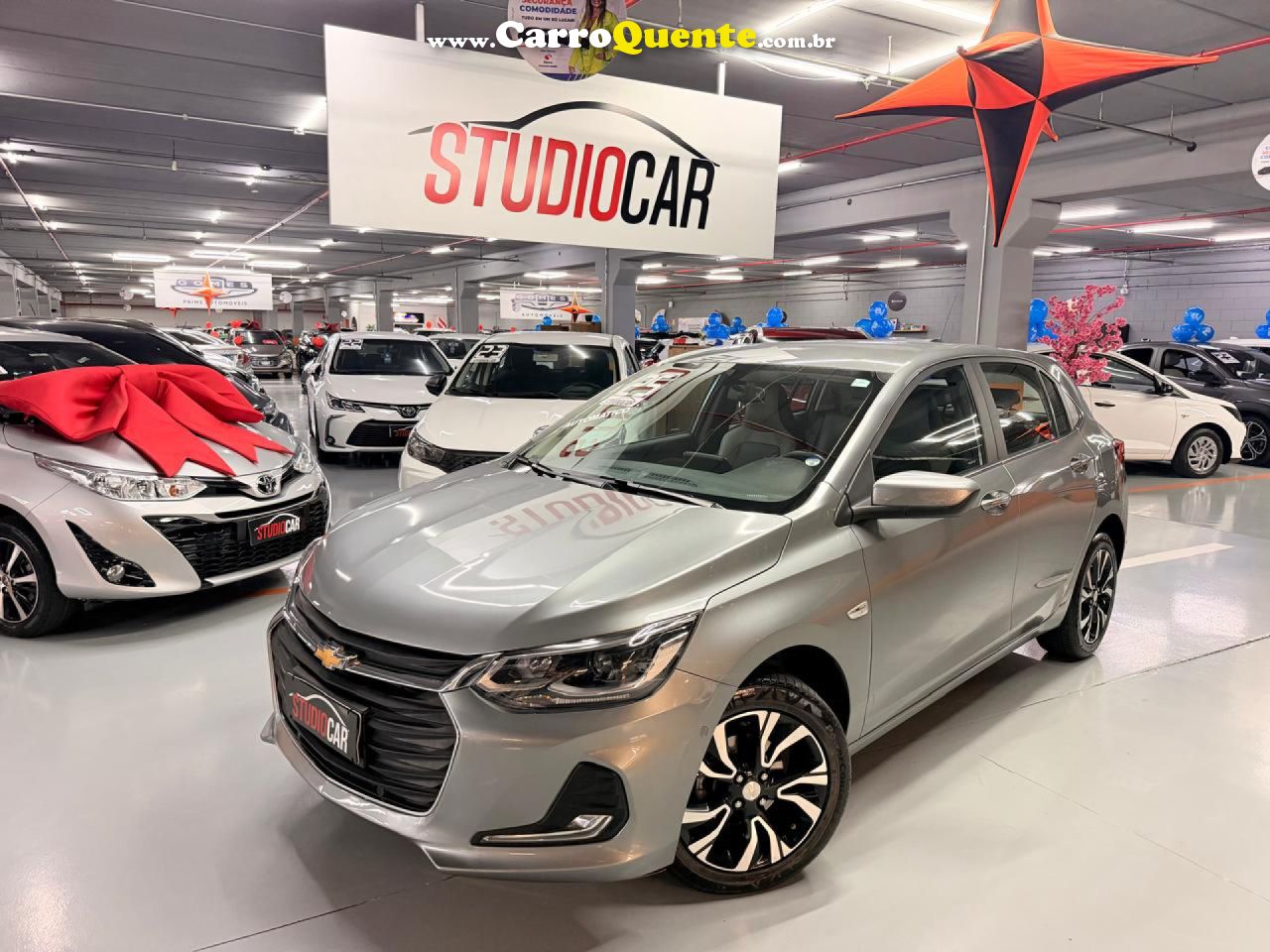 CHEVROLET   ONIX HATCH PREM. 1.0 12V TB FLEX 5P AUT.   PRATA 2025 1.0 FLEX - Loja