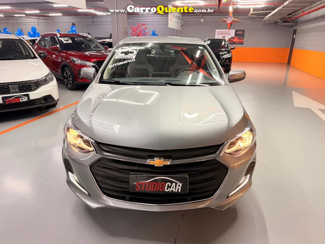 CHEVROLET   ONIX HATCH PREM. 1.0 12V TB FLEX 5P AUT.   PRATA 2025 1.0 FLEX - Loja