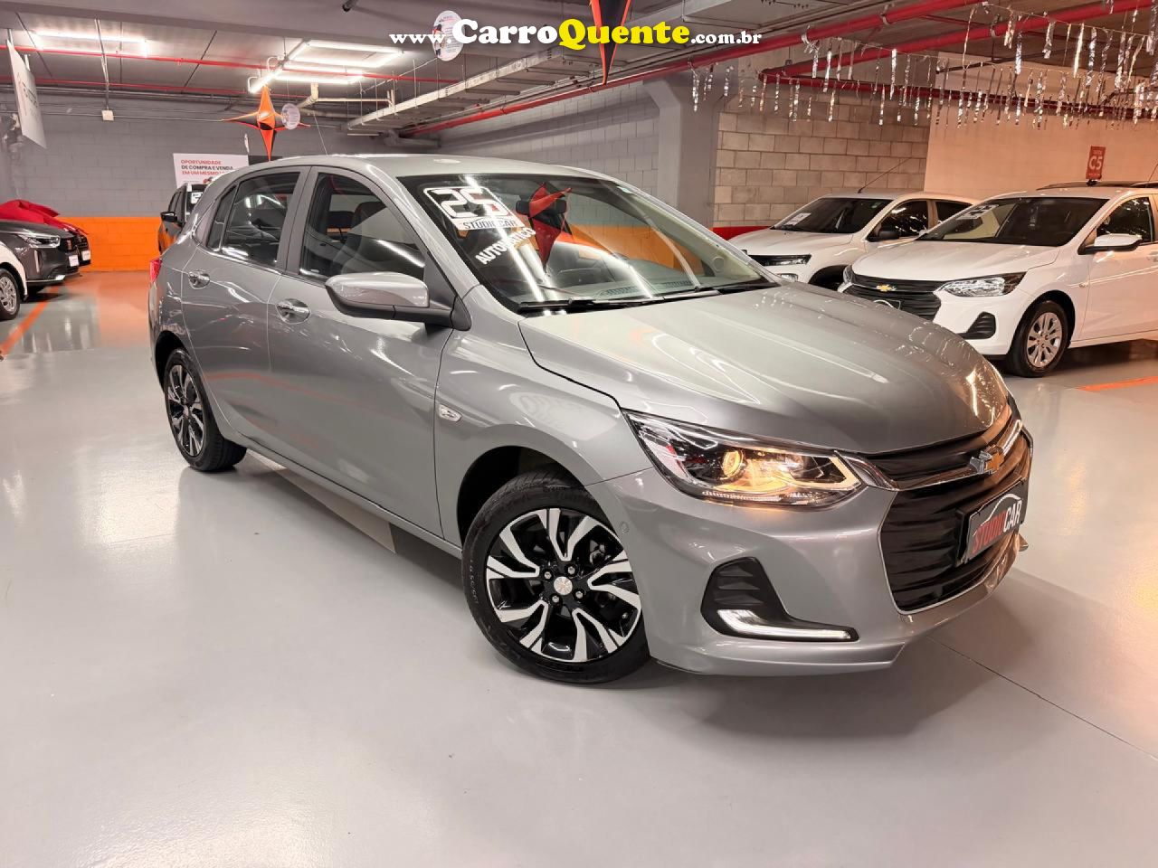 CHEVROLET   ONIX HATCH PREM. 1.0 12V TB FLEX 5P AUT.   PRATA 2025 1.0 FLEX - Loja