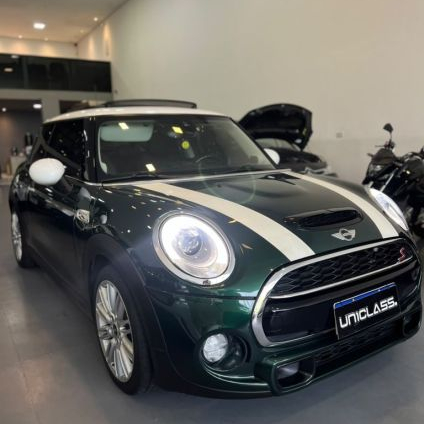 MINI   COOPER S 2.0 TURBO 16V 3P AUT.   VERDE 2015 2.0 GASOLINA