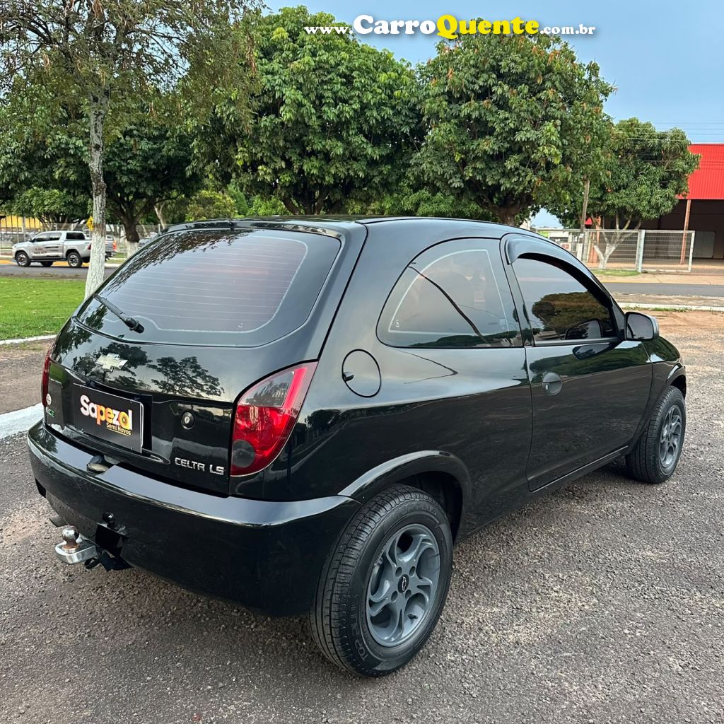 CHEVROLET   CELTA LIFE LS 1.0 MPFI 8V FLEXPOWER 3P   PRETO 2014 1.0 FLEX - Loja