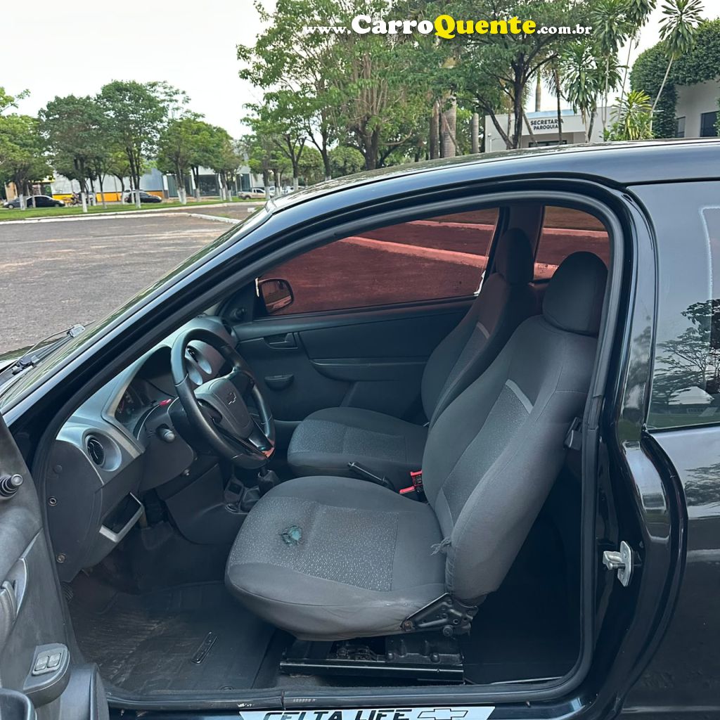 CHEVROLET   CELTA LIFE LS 1.0 MPFI 8V FLEXPOWER 3P   PRETO 2014 1.0 FLEX - Loja