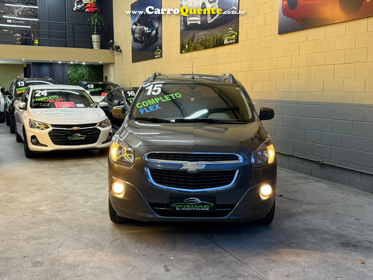 CHEVROLET   SPIN 1.8 L MT LTZ   CINZA 2015 1.8 FLEX - Loja