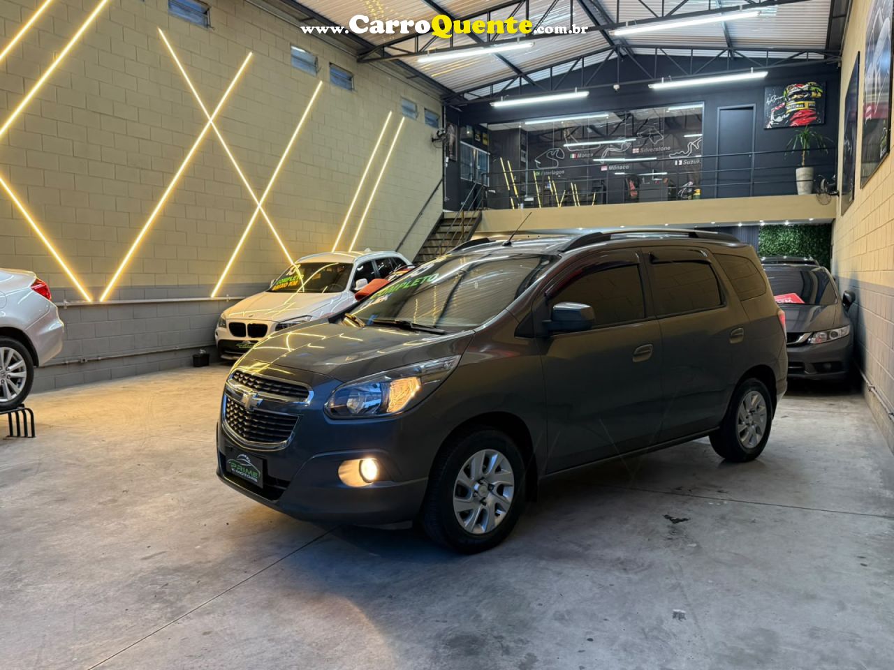 CHEVROLET   SPIN 1.8 L MT LTZ   CINZA 2015 1.8 FLEX - Loja