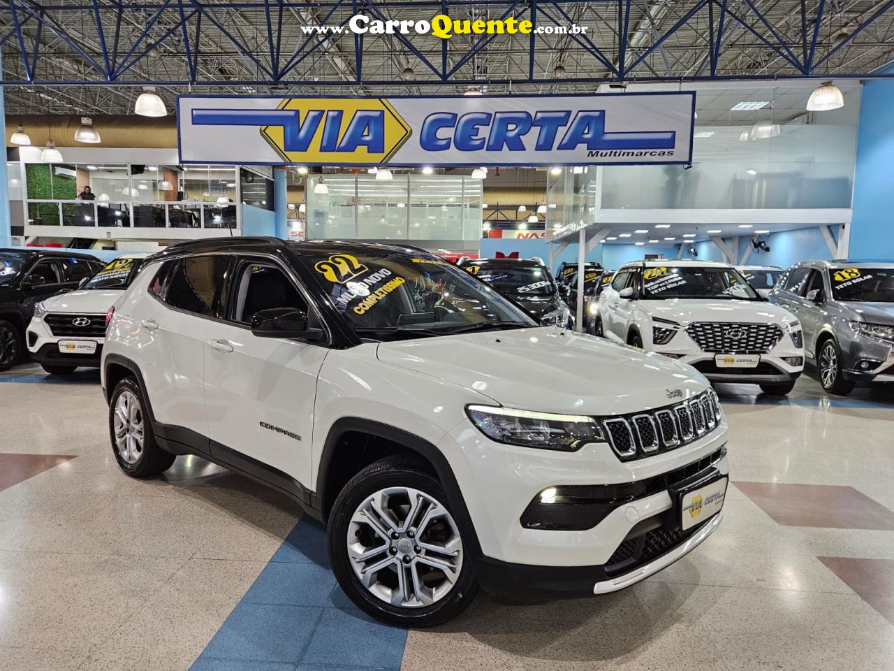 JEEP COMPASS 1.3 T270 TURBO LONGITUDE * FAZ SEM ENTRADA * 2022 - Loja