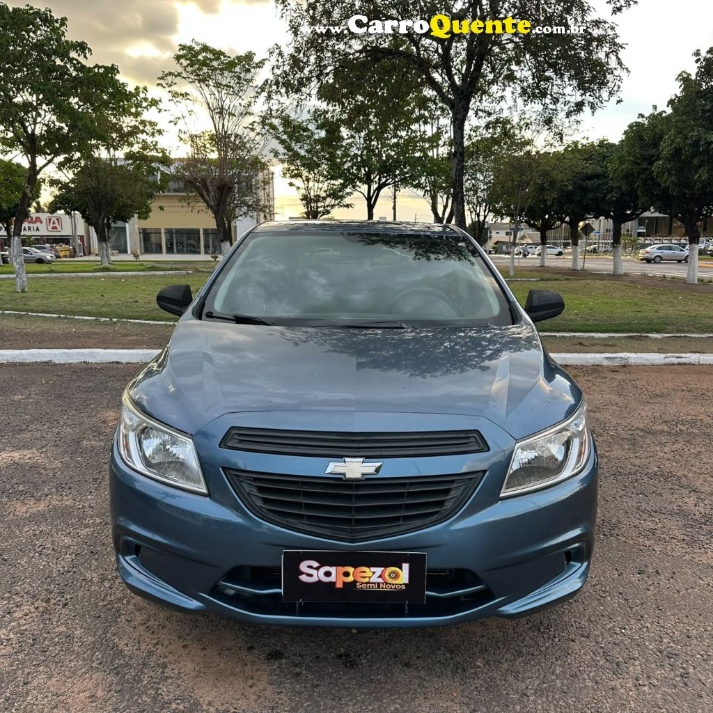 CHEVROLET   ONIX HATCH LS 1.0 8V FLEXPOWER 5P MEC.   AZUL 2015 1.0 FLEX - Loja