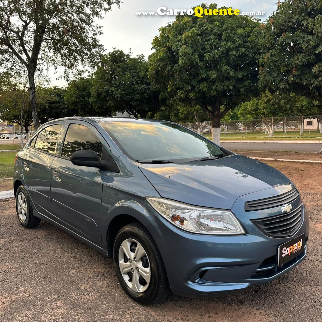 CHEVROLET   ONIX HATCH LS 1.0 8V FLEXPOWER 5P MEC.   AZUL 2015 1.0 FLEX - Loja
