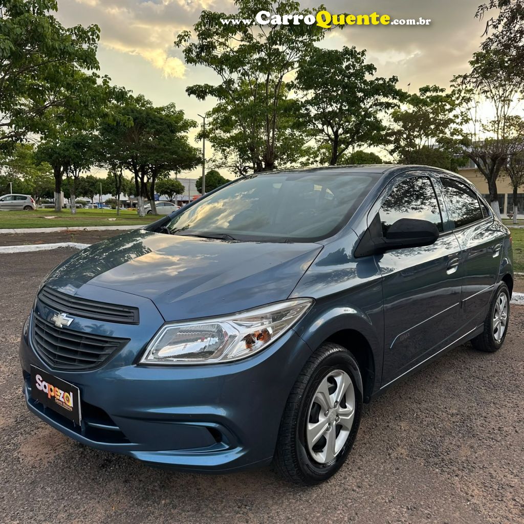 CHEVROLET   ONIX HATCH LS 1.0 8V FLEXPOWER 5P MEC.   AZUL 2015 1.0 FLEX - Loja